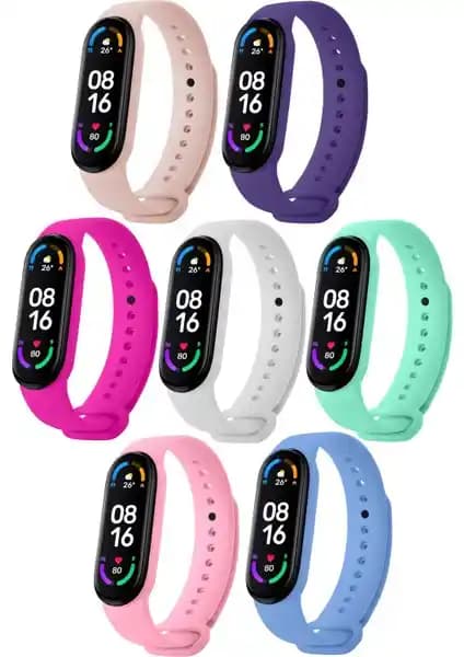 Xiaomi Mi Band 5 ve Mi Band 6 Uyumlu Silikon ve Kumaş Kordon Setleri Karşılaştırması
