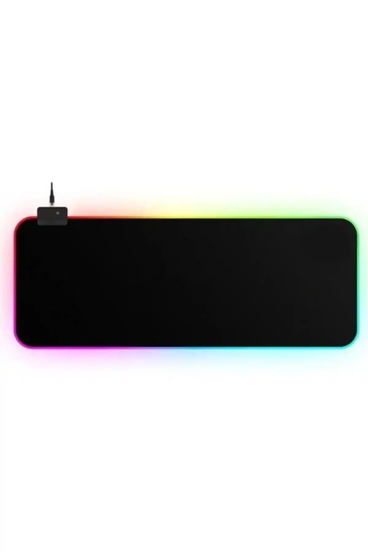 Genel Markalar RGB 13 Değişen LED'li Siyah Mousepad Geniş Alan ve Yüksek Performans Sunar