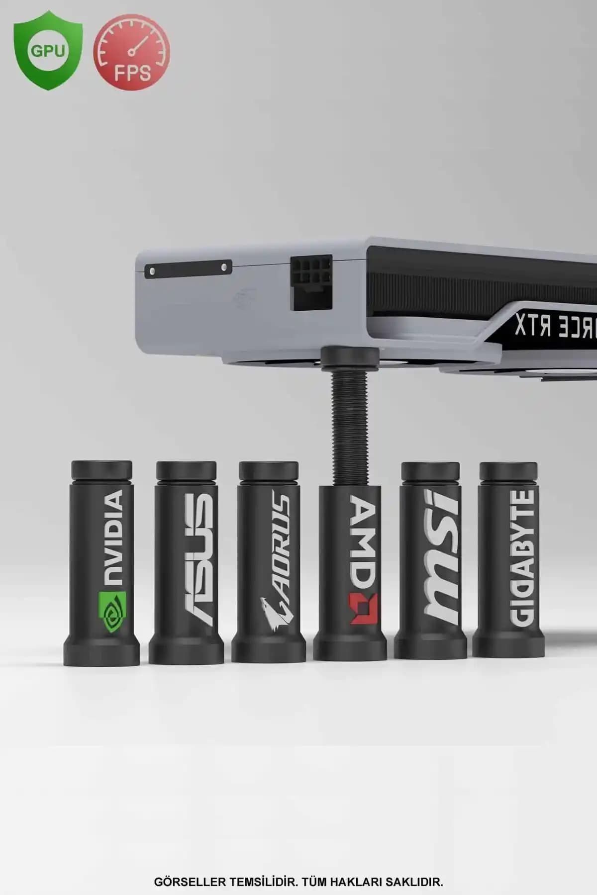 Makerpax Ayarlanabilir Ekran Kartı Tutucu: Dayanıklı ve Estetik Bilgisayar Aksesuarı