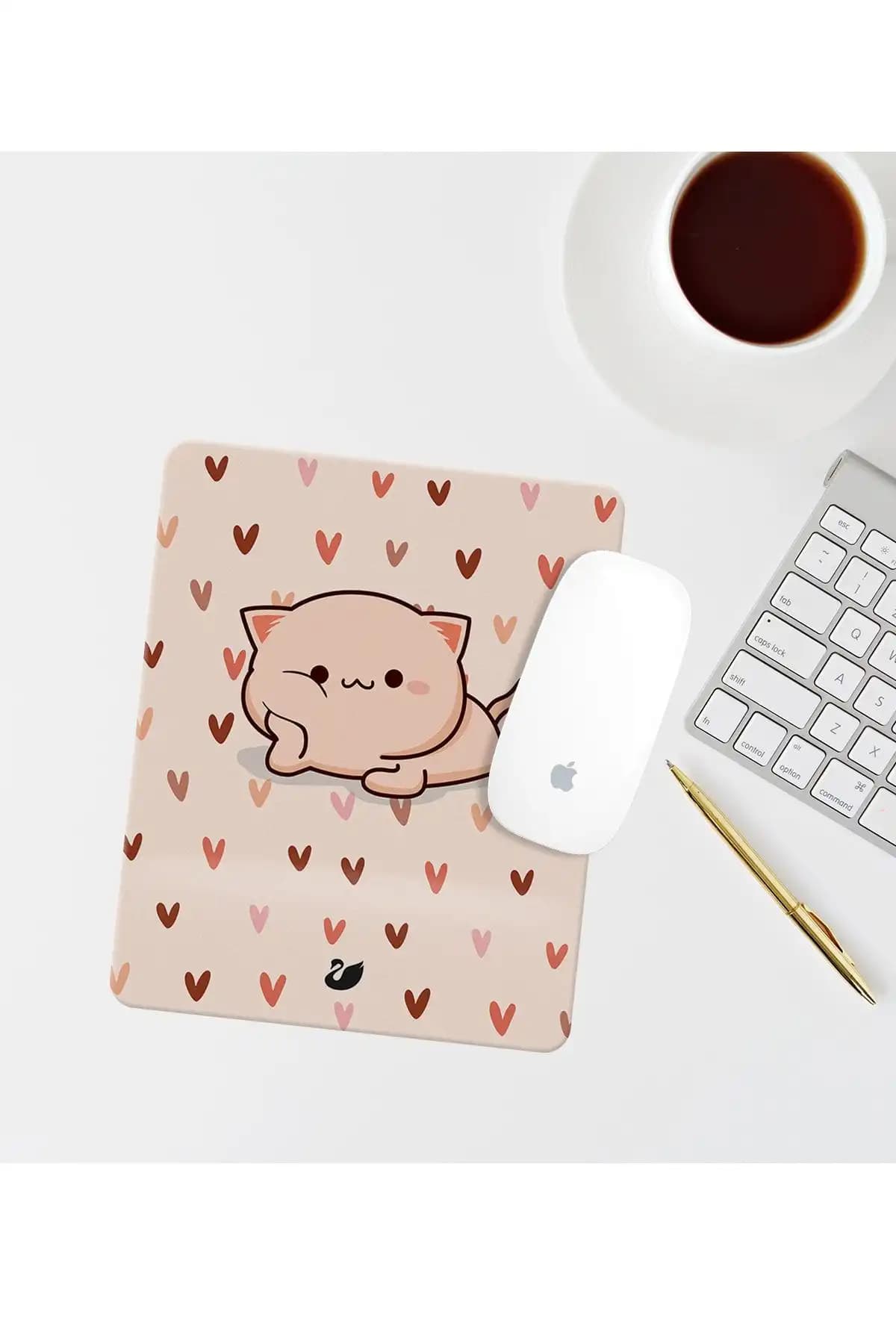 Sevimli Kedi Çizimli Bilek Destekli Dikdörtgen Mouse Pad Özellikleri ve Kullanım İpuçları