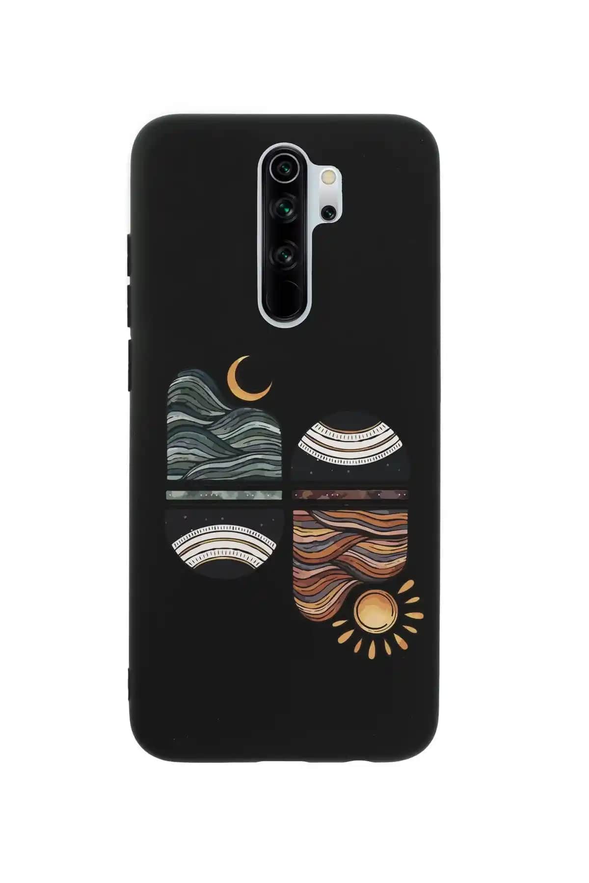 Xiaomi Redmi Note 8 Pro için Sunset Wave Siyah Silikon Kılıfı Detaylı İnceleme