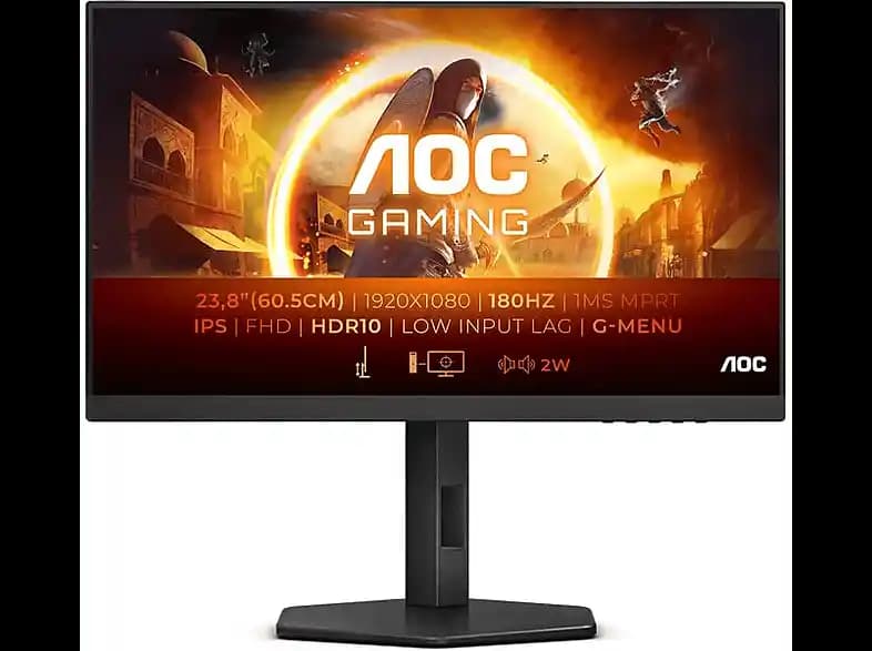 AOC 24G4X Monitör: Yüksek Performanslı Oyun ve Çok Amaçlı Kullanım Monitörü