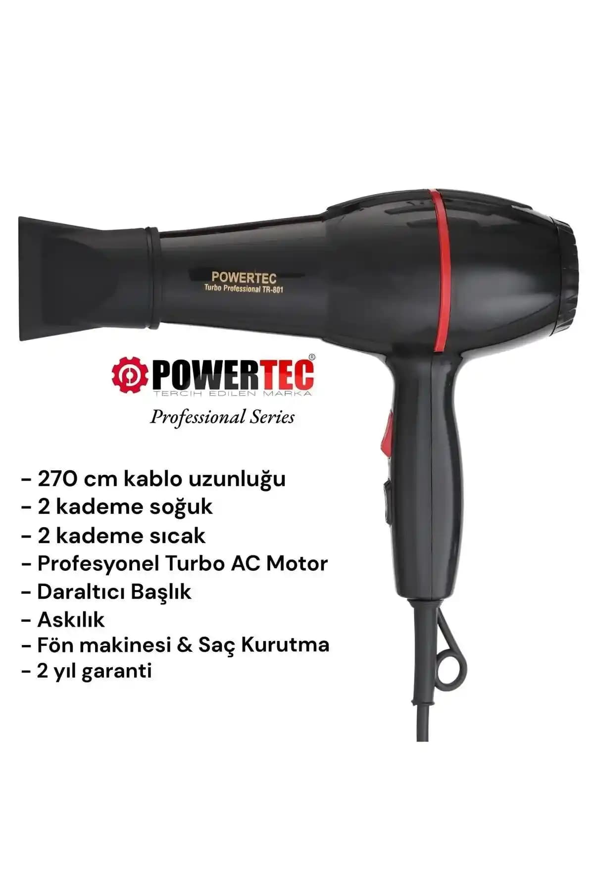 Powertec Saç Kurutma Makineleri: Güçlü Motor ve Gelişmiş Özelliklerle Profesyonel Kullanım