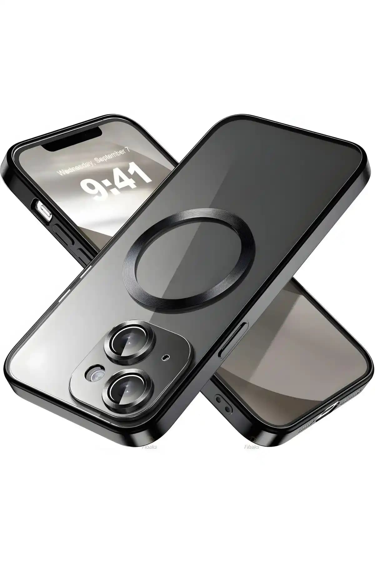 Fibaks Apple iPhone 15 Uyumlu Şeffaf Silikon Kılıf Estetik ve Dayanıklı Koruma