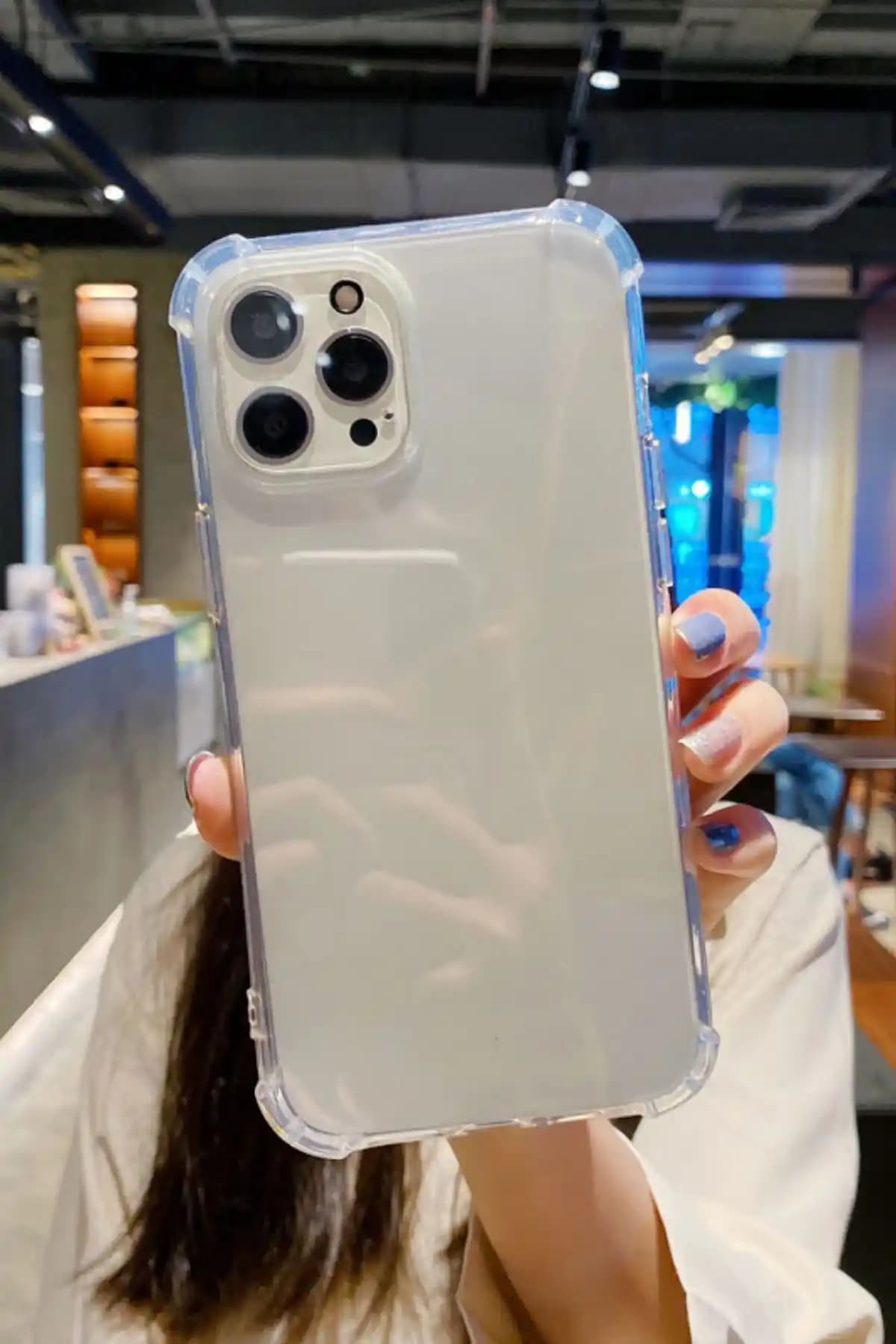 iPhone 12 Pro Max için Şeffaf Silikon Kılıf KVK PRİVACY Güvenlik ve Şıklık Bir Arada