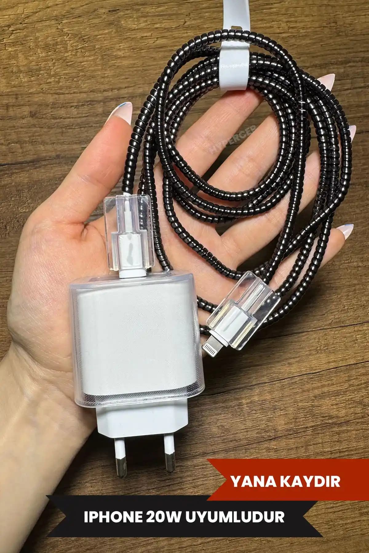 WANNA PROTECT Şeffaf Kablo Koruyucu Seti - Estetik ve Dayanıklı Koruma Çözümü