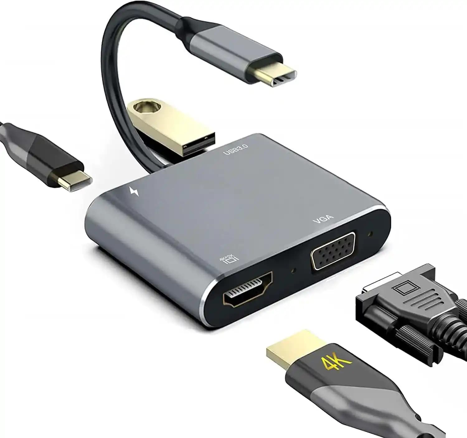USB-C Dijital AV Çoklu Bağlantı Noktası Adaptörü: Çok Yönlü Bağlantı Çözümü