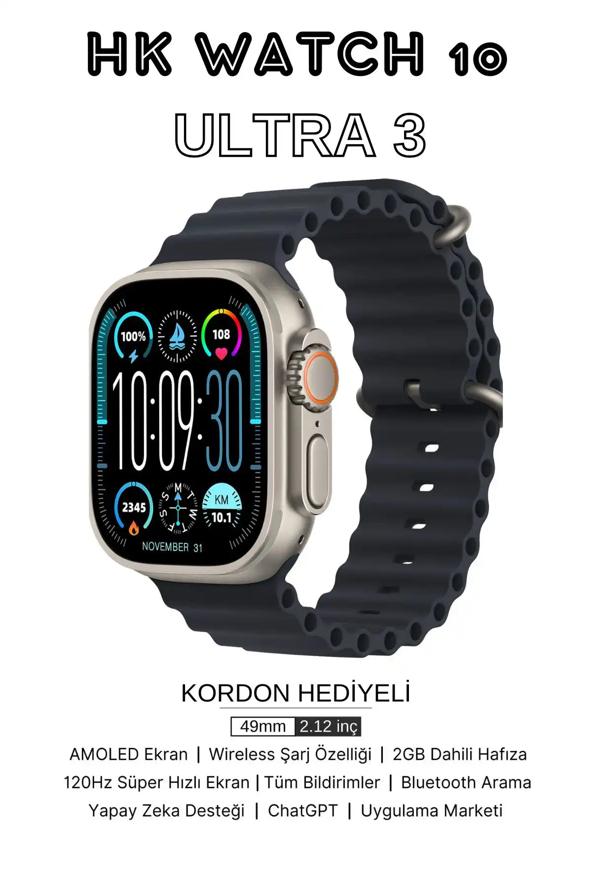 NS Store'un yeni akıllı saati Hello Watch 3+ Plus: şık ve fonksiyonel tasarım Özellikleri
