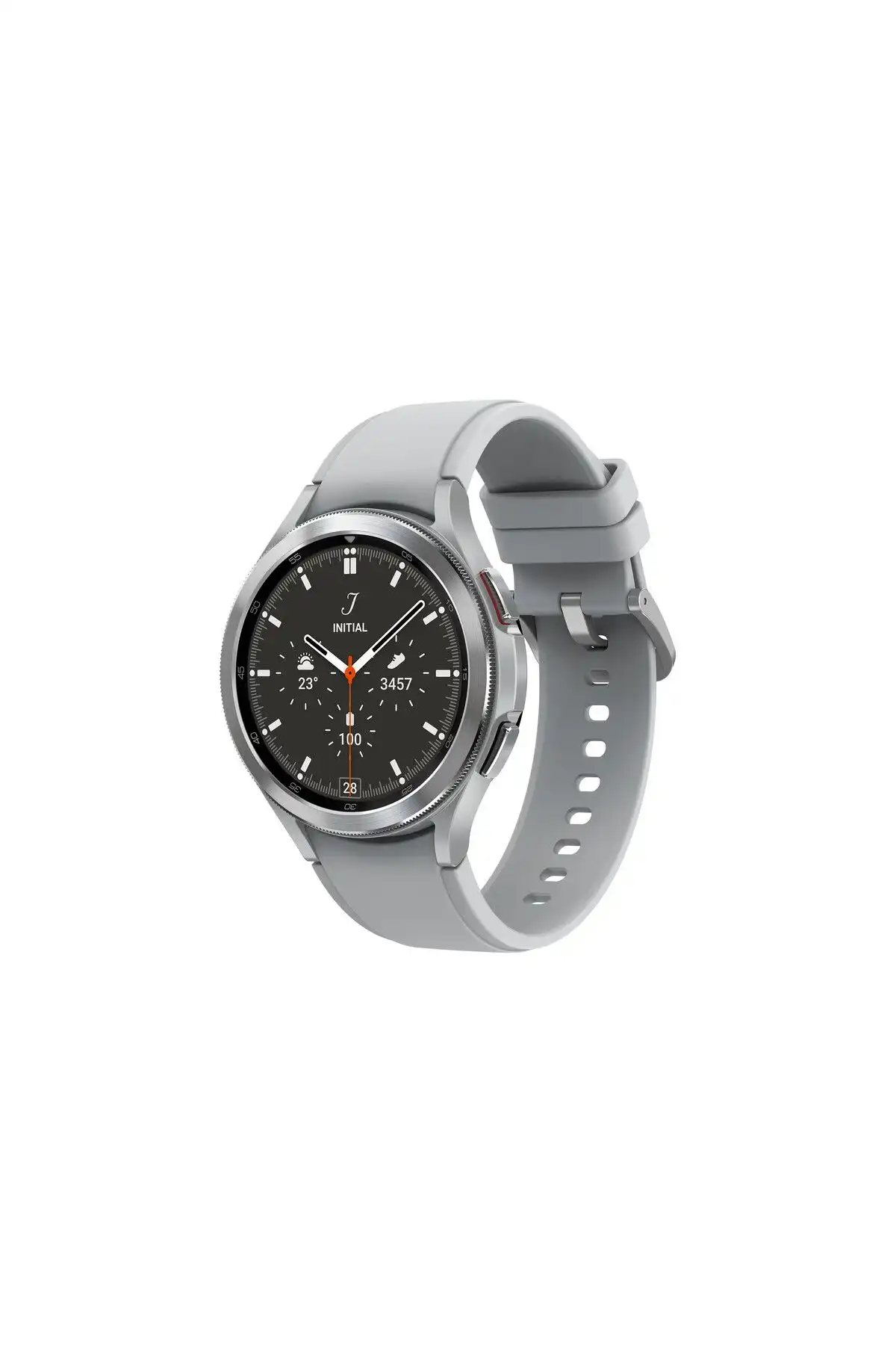 Samsung Galaxy Watch4 Classic Gümüş Bluetooth Akıllı Saat 46MM Şık ve Sağlıklı Yaşam İçin