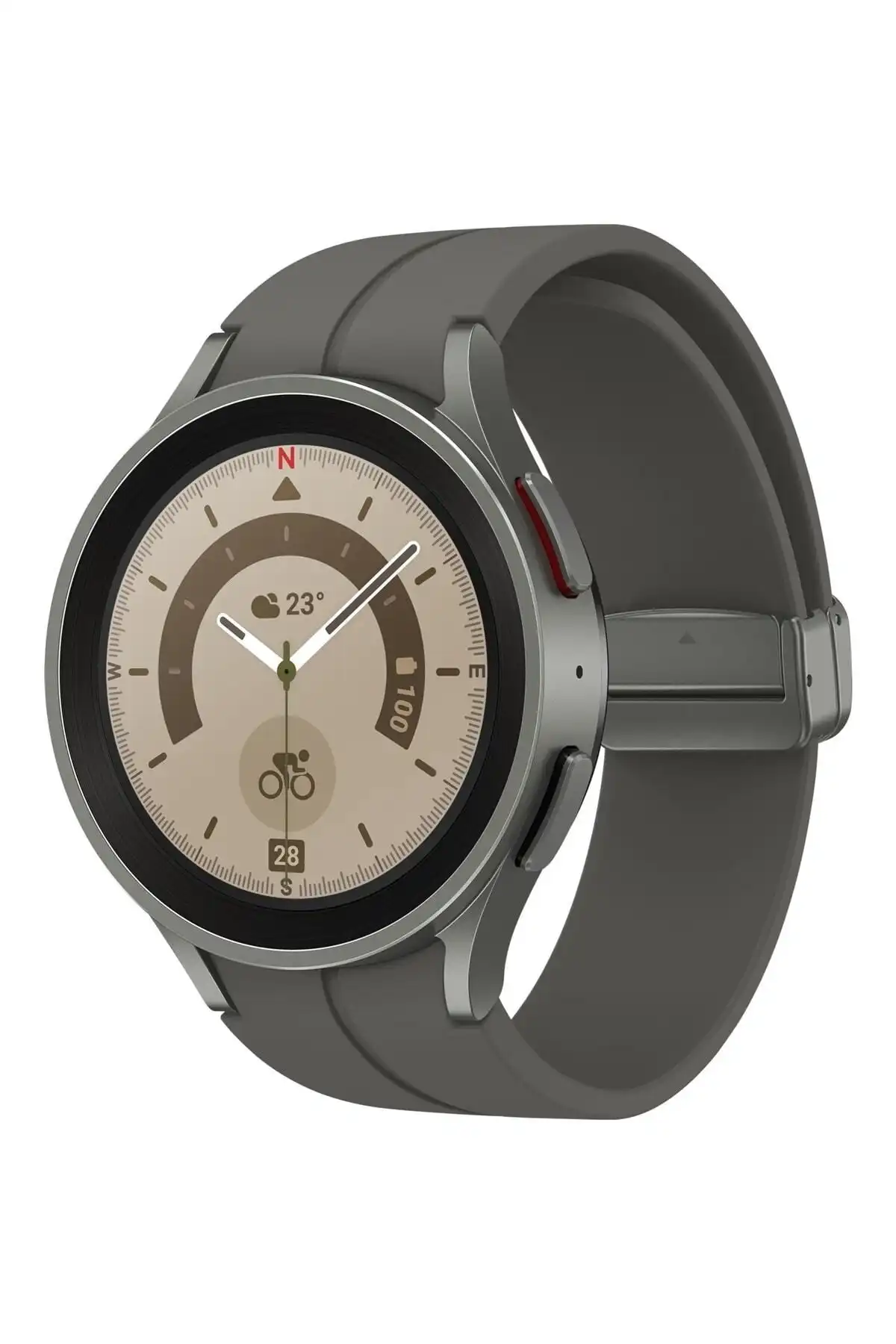 Samsung Galaxy Watch5 Pro Gri Titanyum Akıllı Saat: Sağlık ve Teknoloji Bir Arada