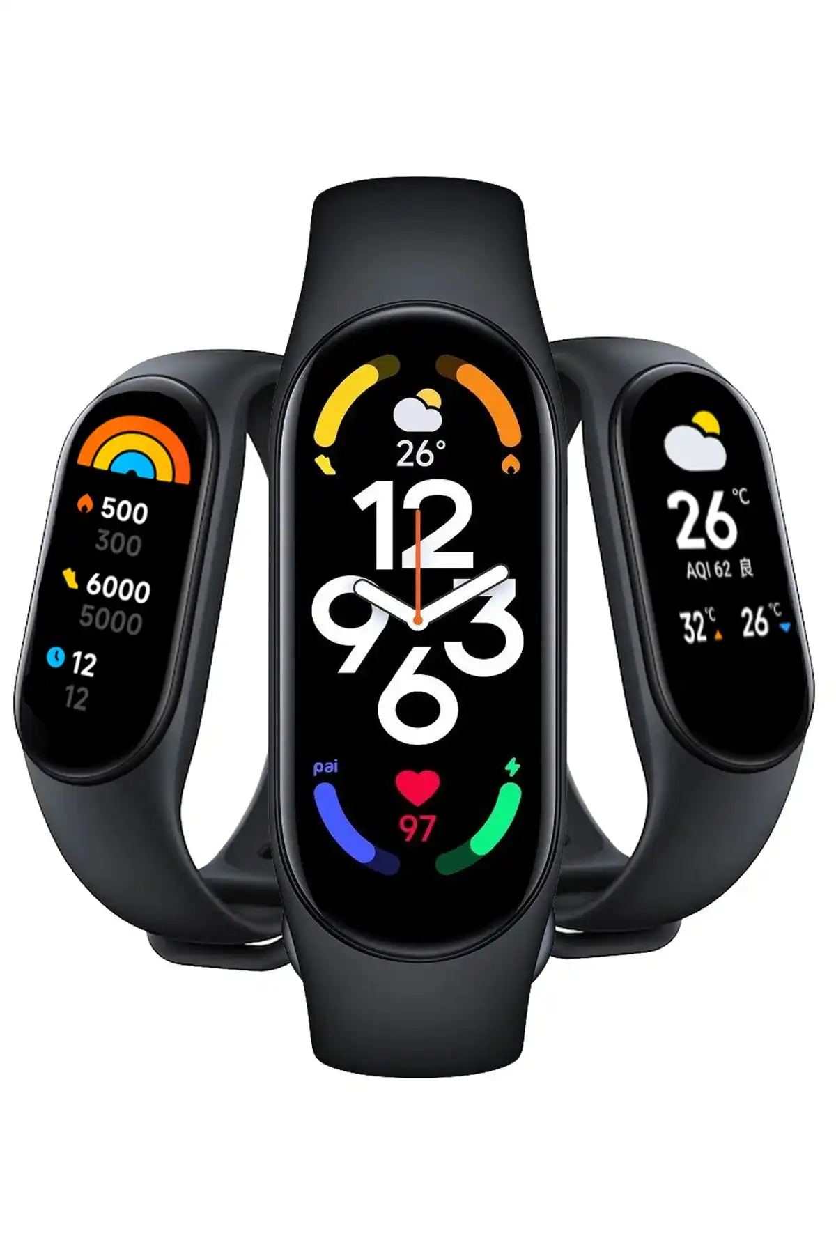 TECHNOMEN M7 Band 7 Akıllı Bileklik: Sağlık ve Aktivite Takibi için Modern Tasarım ve Fonksiyonlar